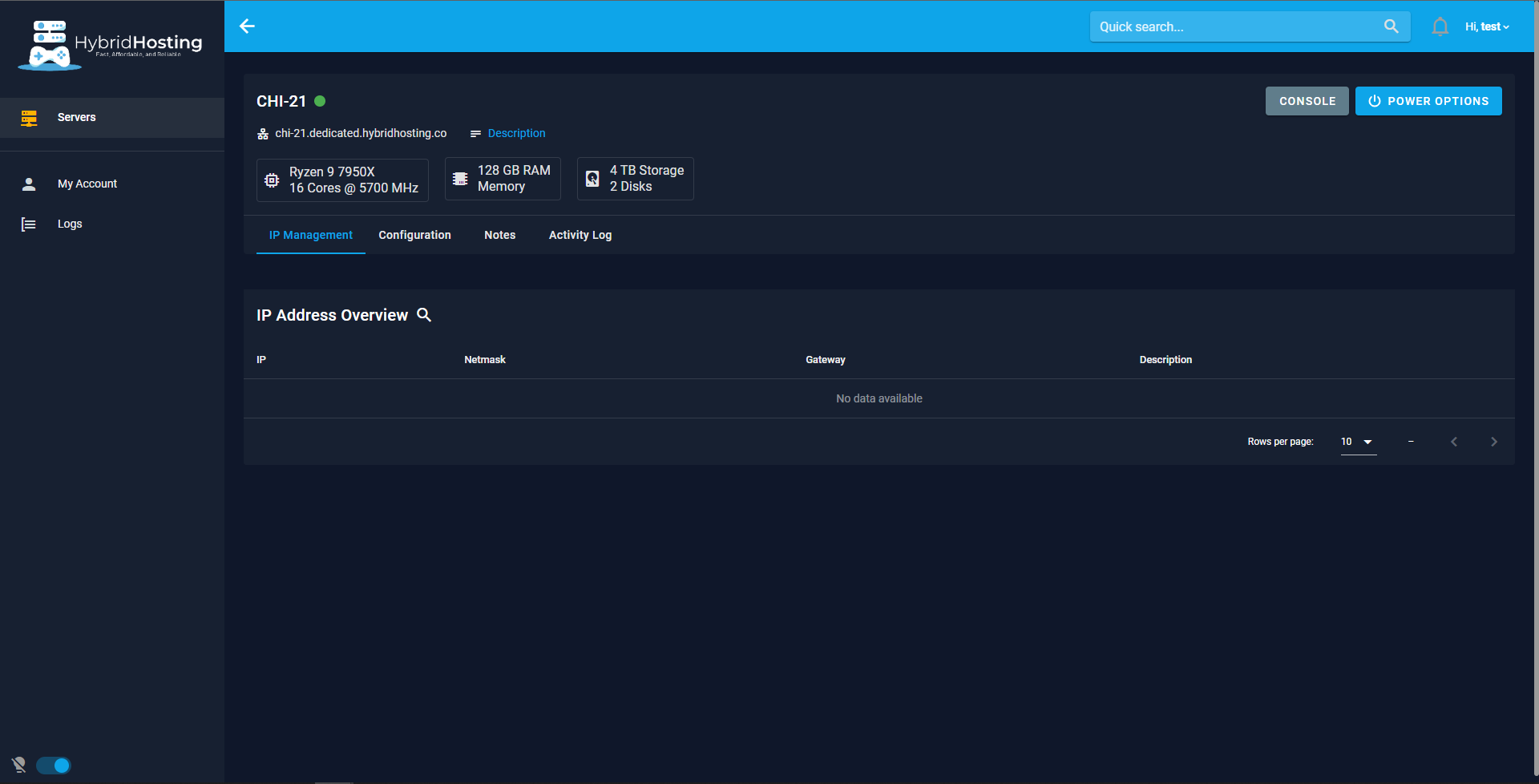 HyperPanel Screenshot